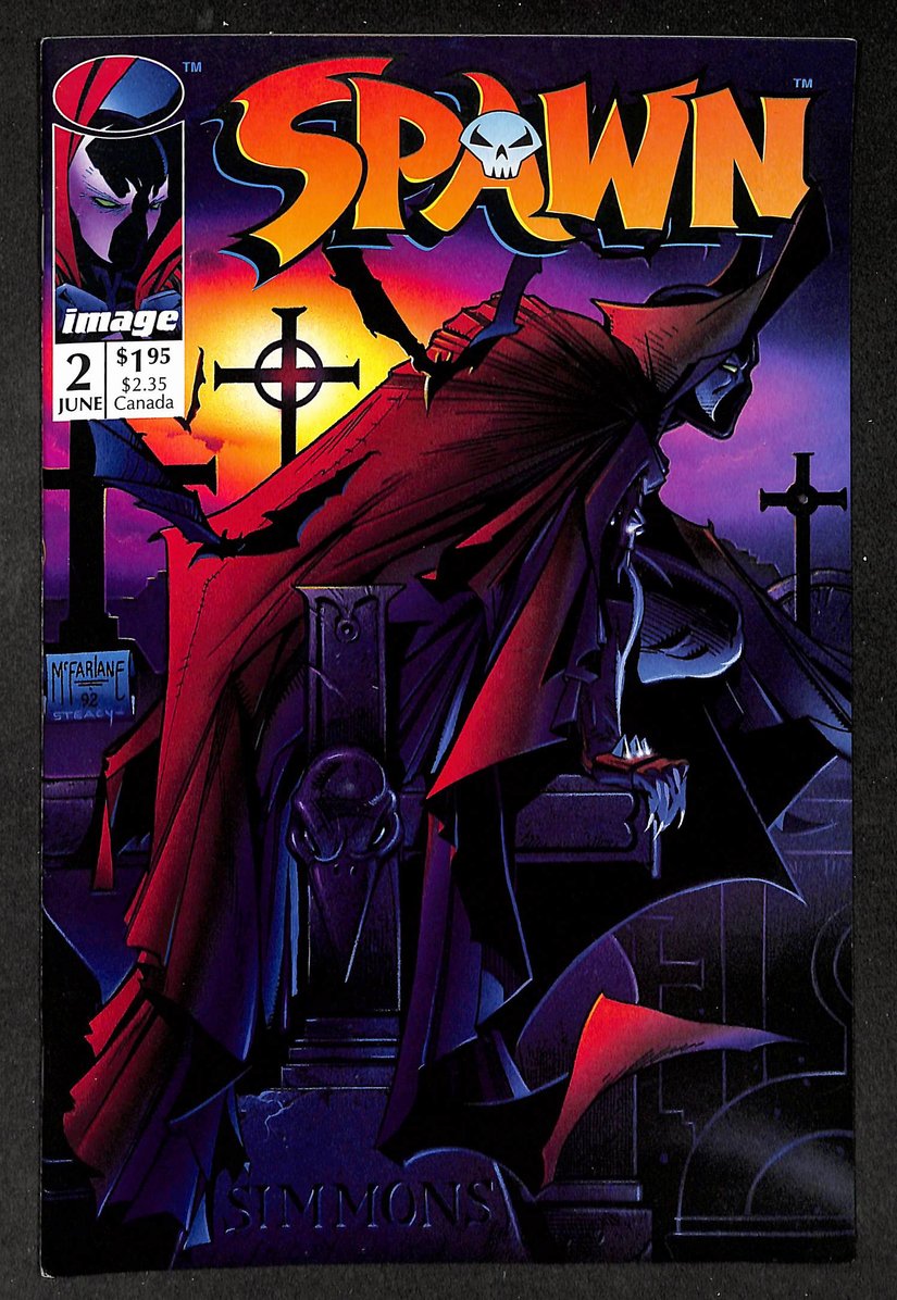 Lot of 10 Spawn #2 (1992) 1st APP of Violator Todd McFarlane Comic Books 210907