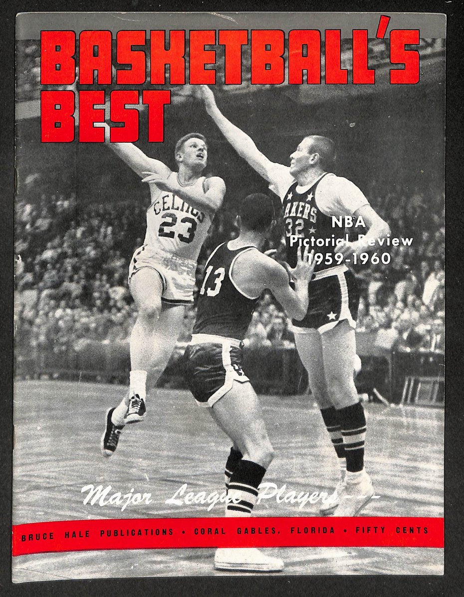 1959-60 Basketball's Best NBA Pictorial Preview Yearbook Russell/Wilt  210912