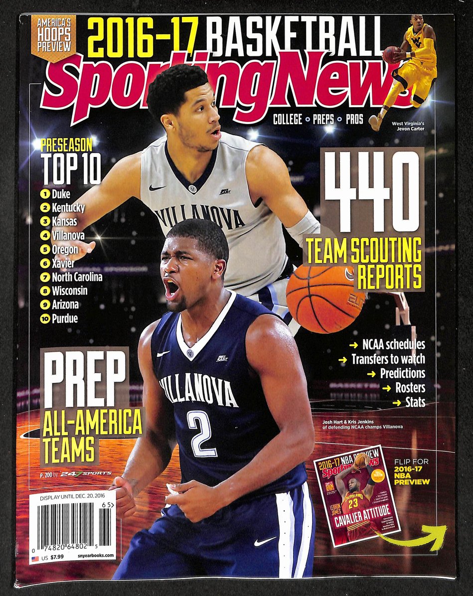 Lot of 6 Sporting News 2014-2019 College Basketball Yearbooks Embid 210917
