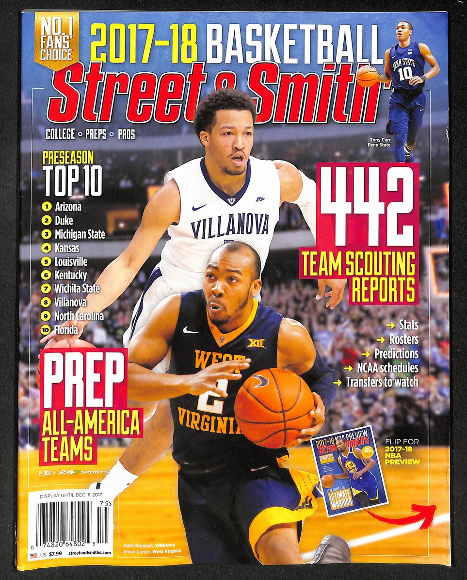 Lot of 6 Sporting News 2014-2019 College Basketball Yearbooks Embid 210917