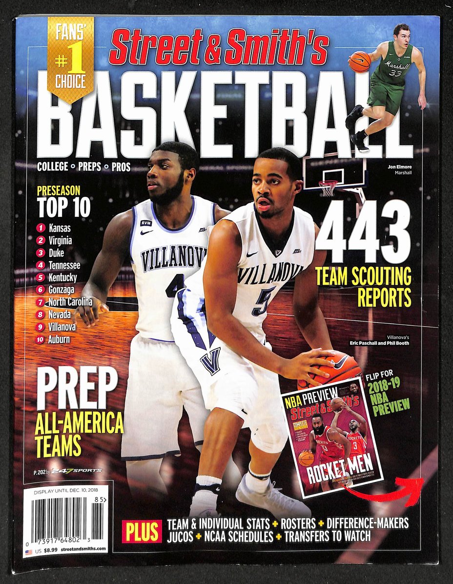 Lot of 6 Sporting News 2014-2019 College Basketball Yearbooks Embid 210917