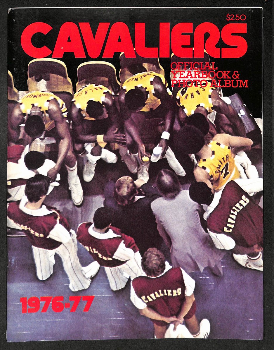 1976-77 Cleveland Cavaliers NBA Official Yearbook and Photo Album 210924