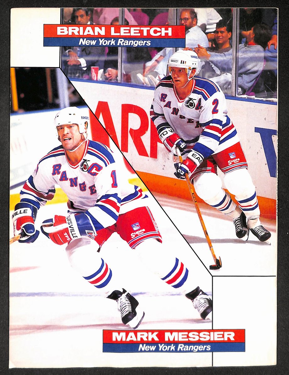 1992-93 Superstar Hockey Yearbook Mario Lemieux HOF Penguins Cover 210928