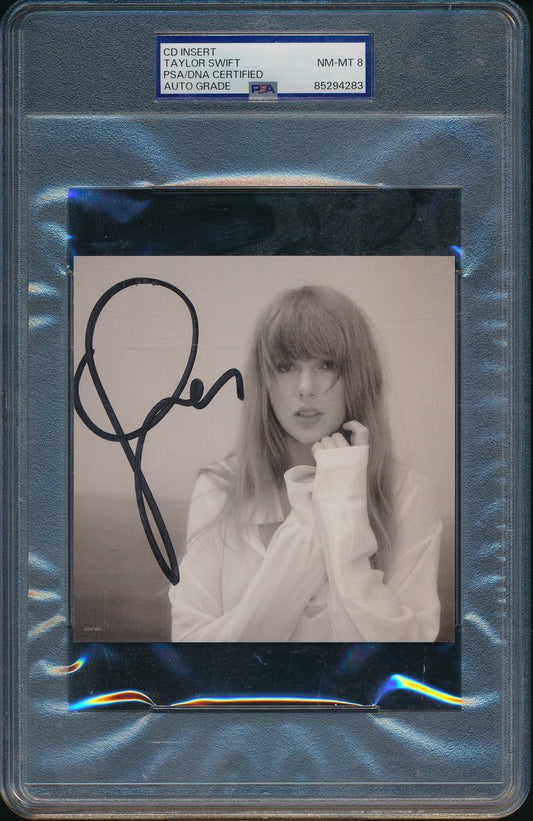Taylor Swift Signed CD Insert "The Tortured Poets Department" PSA/DNA NM-MT 8