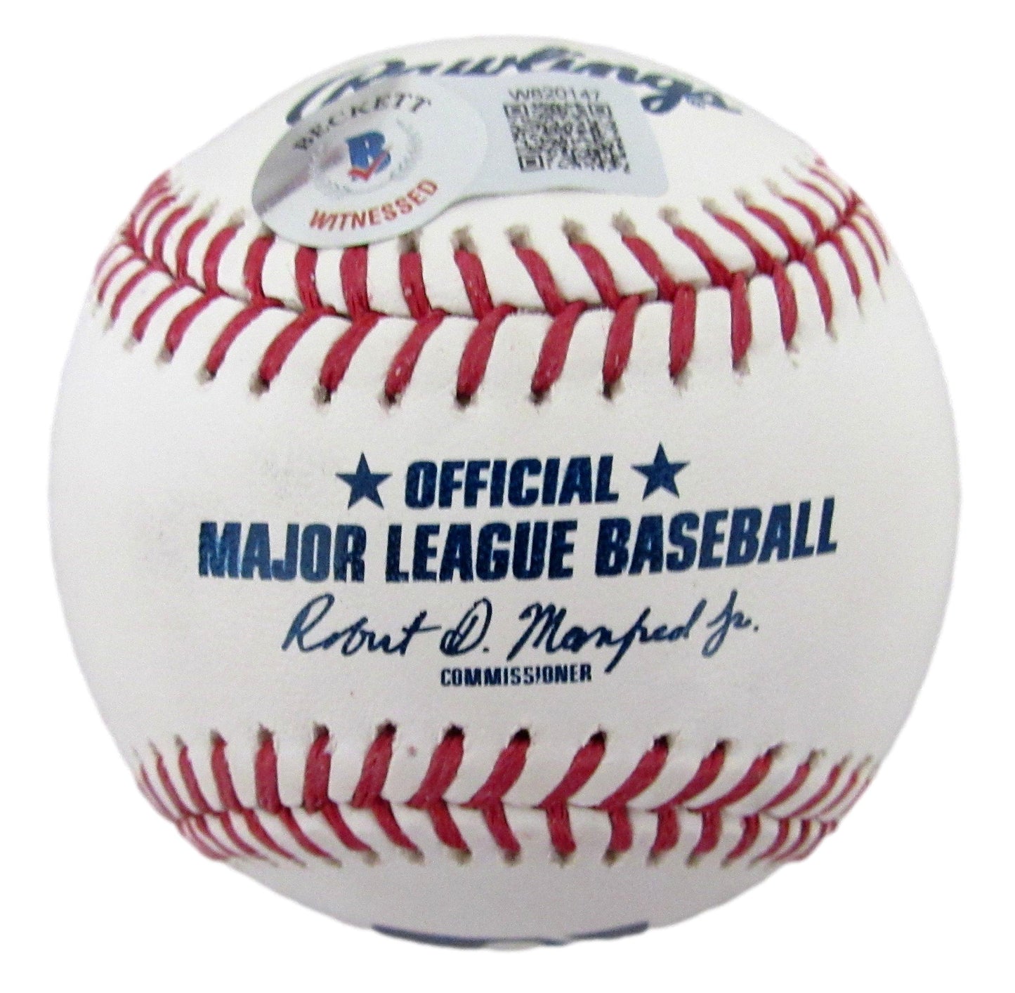 Anthony Santander Signed/Auto OML Baseball Toronto Blue Jays Beckett   210244