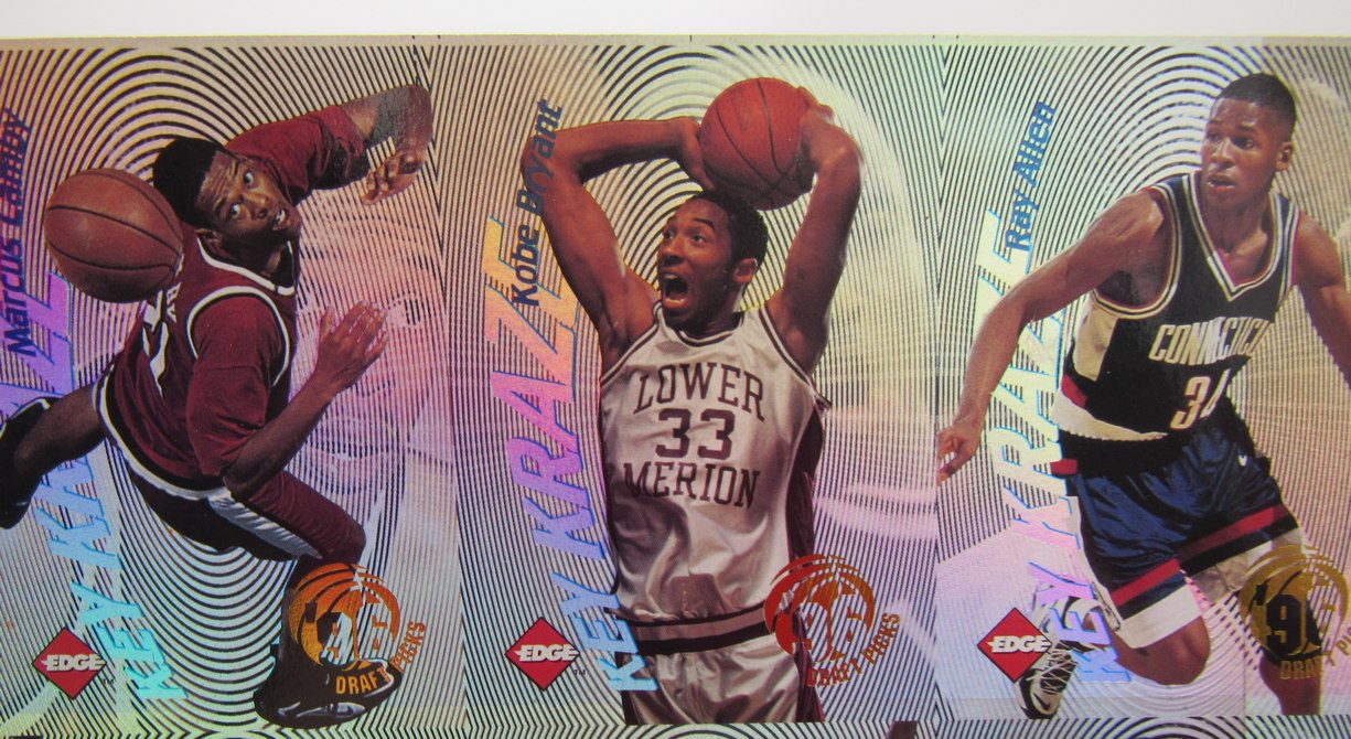 1996 Collectors Edge Key Kraze Full Uncut Sheet Kobe/Iverson/Nash RC 208118