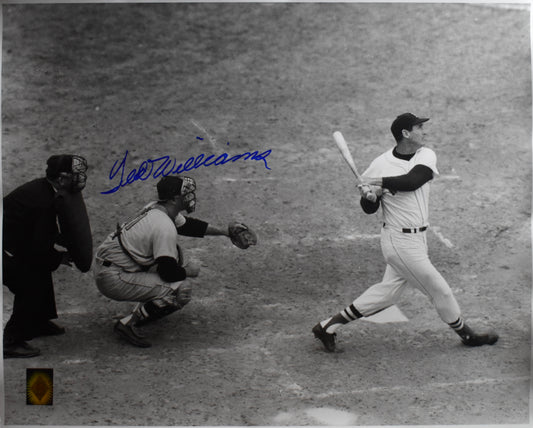 Ted Williams HOF Red Sox Signed 16x20 Photo Green Diamond Hologram TWF 209974