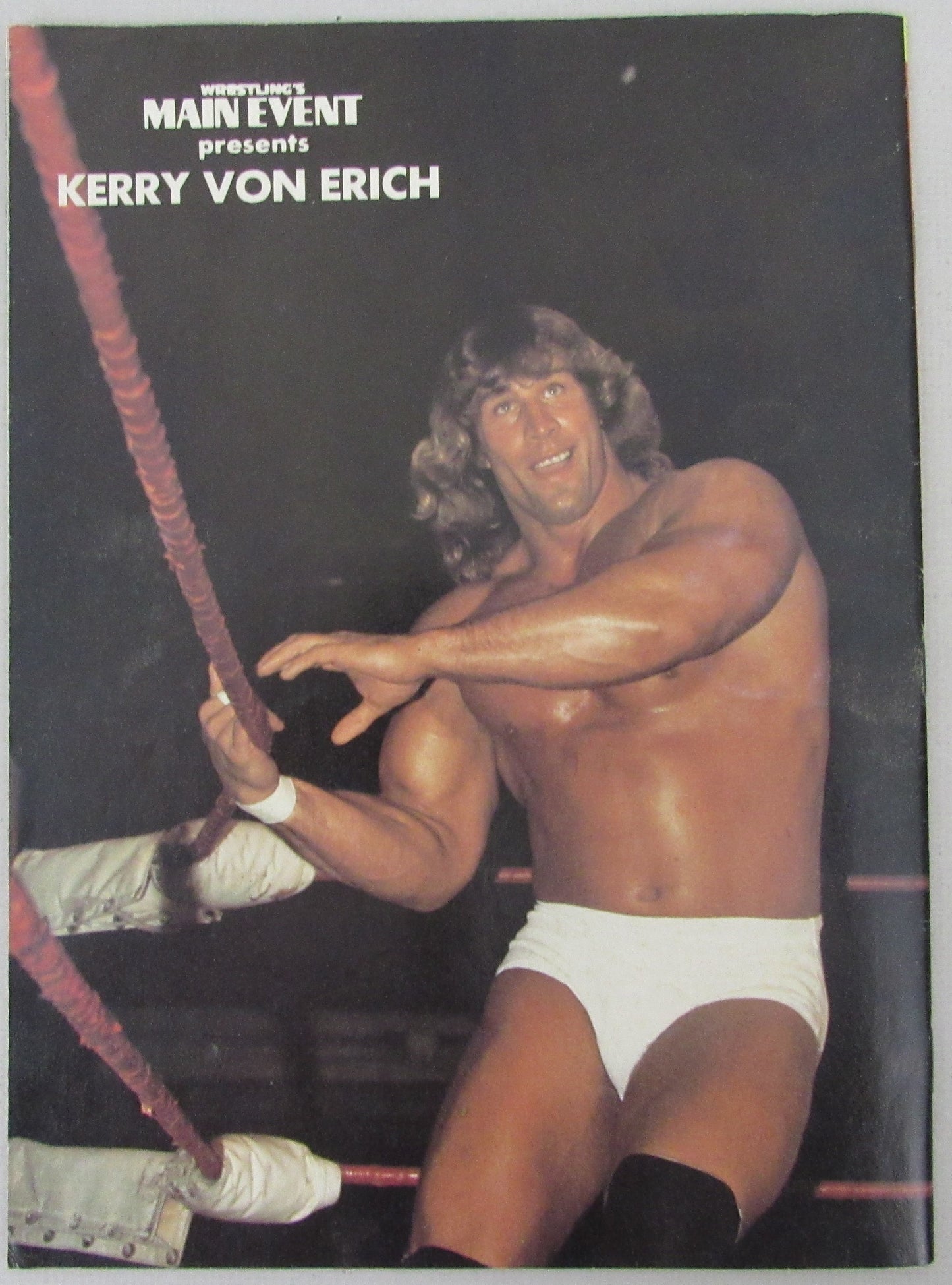 August 1986 Wrestling Main Event Magazine Hulk Hogan on Cover NOLABEL 210252