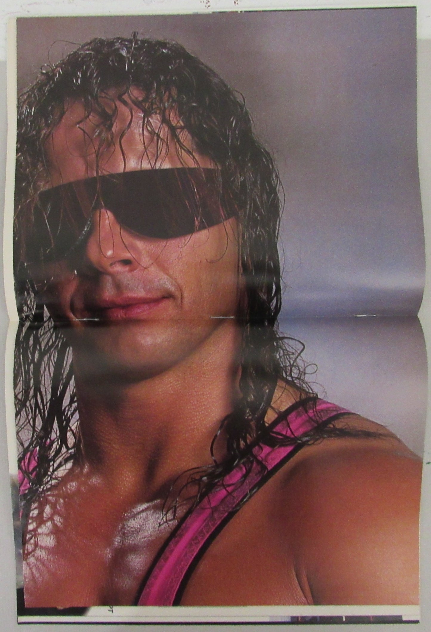 1992 WWF Spotlight Magazine Bret "Hitman" Hart on Cover NOLABEL 210266