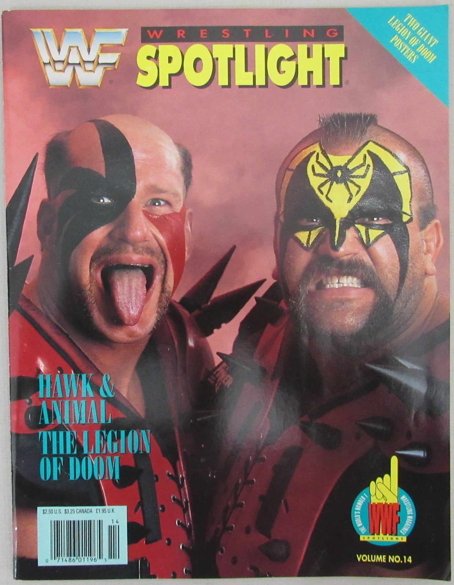 1991 WWF Spotlight Magazine Legion of Doom on Cover NOLABEL 210267