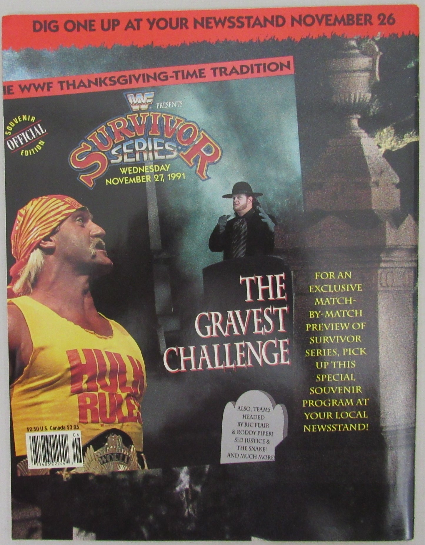 1991 WWF Spotlight Magazine Legion of Doom on Cover NOLABEL 210267