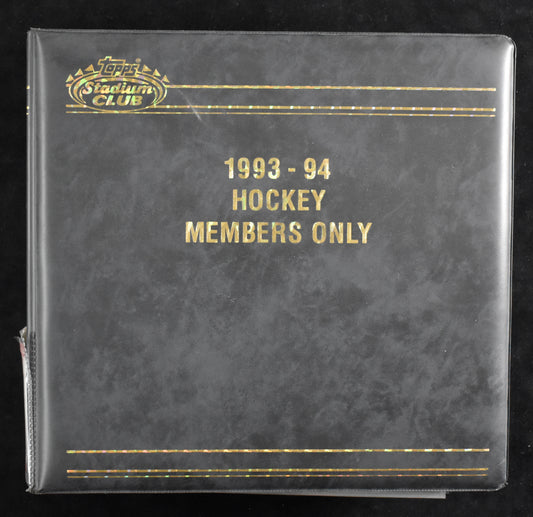 1993-94 Stadium Club Hockey Members Only Complete Set (500) Inserts (58)  211289