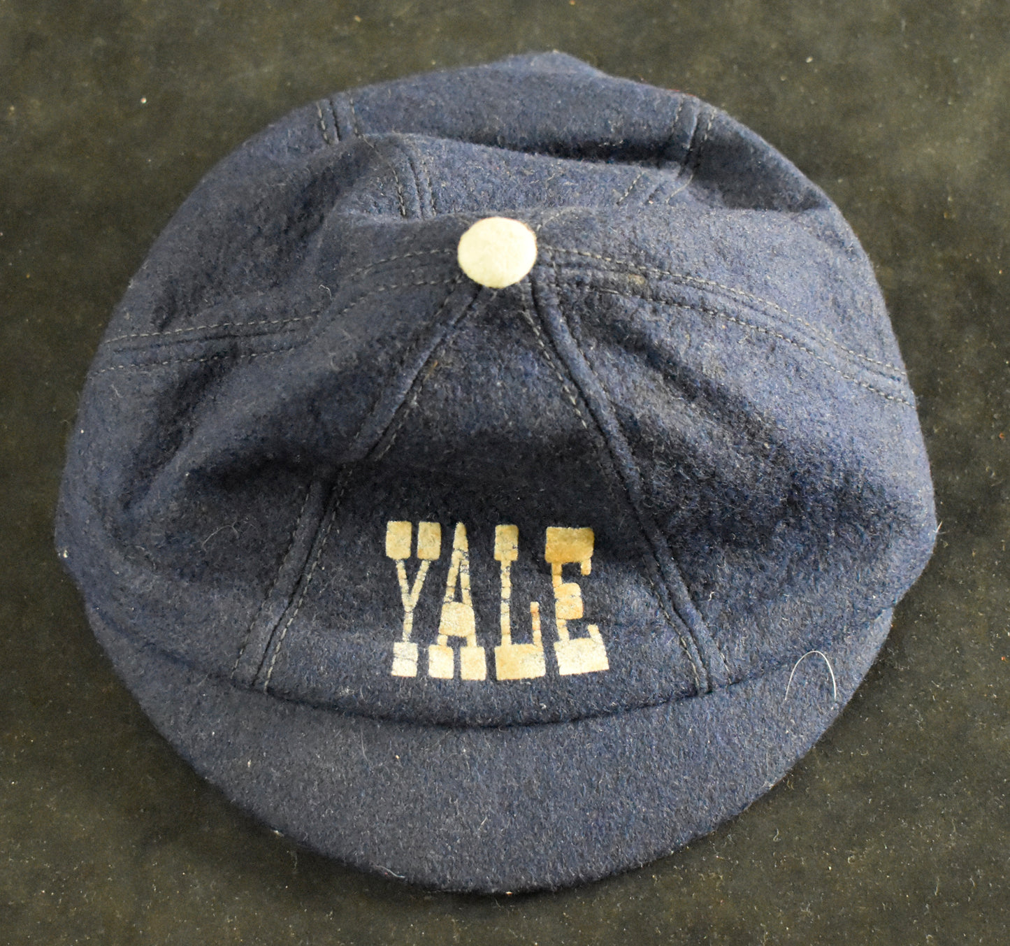 Vintage Blue Yale Wool Beanie Ivy League 211288