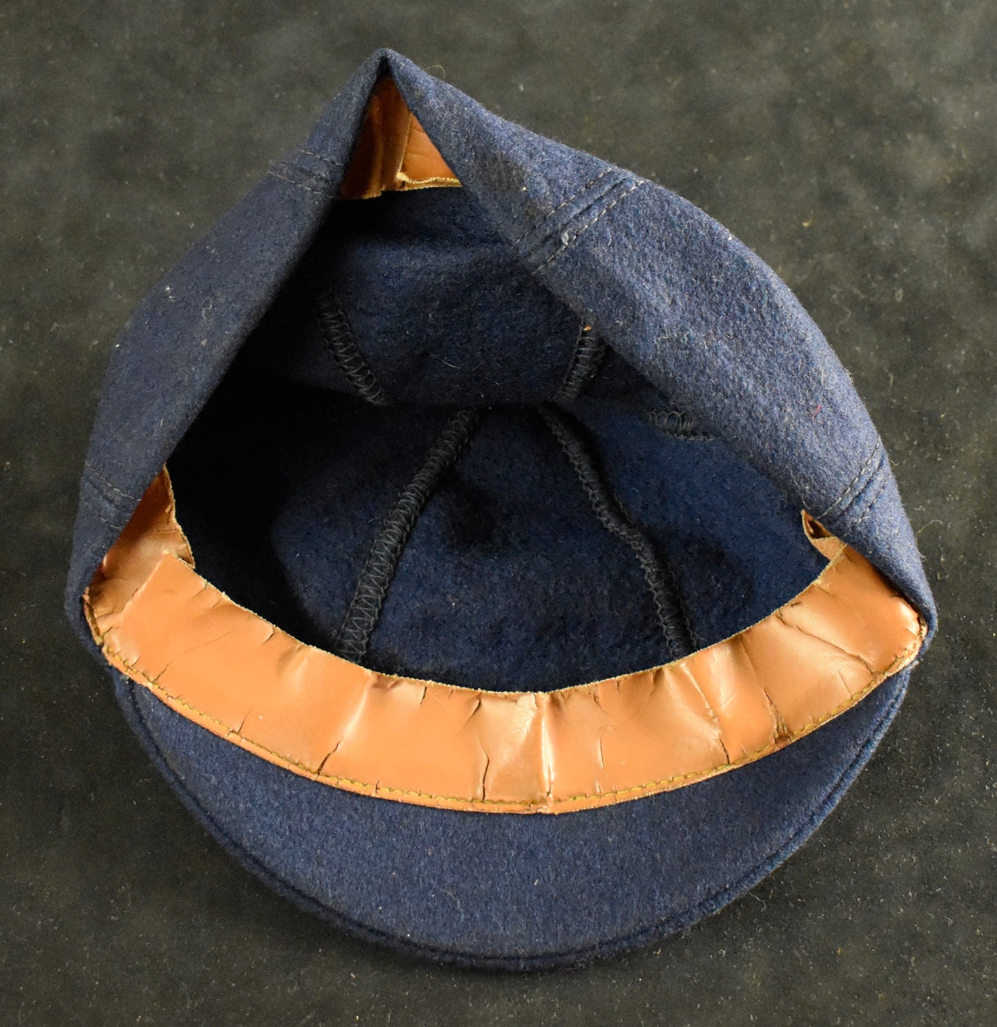 Vintage Blue Yale Wool Beanie Ivy League 211288
