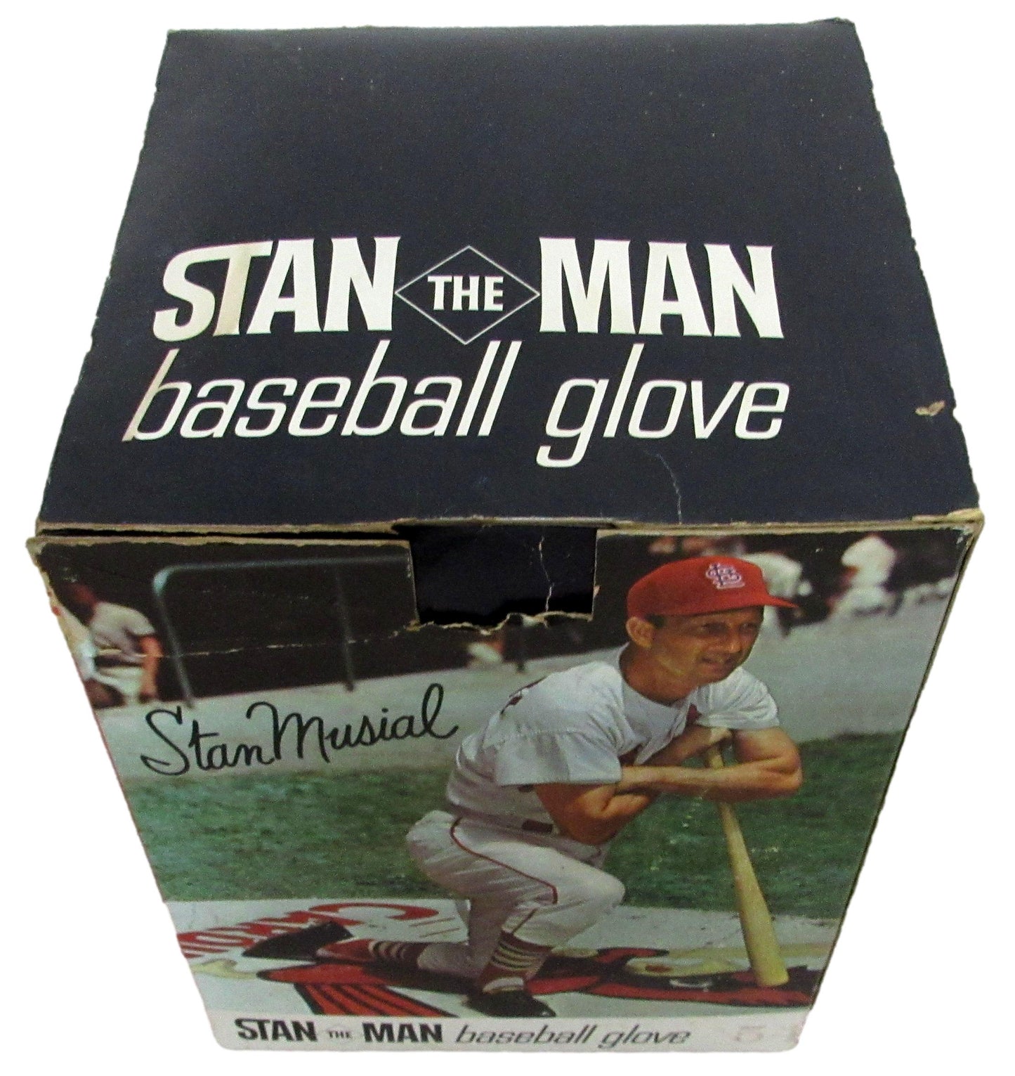 Vintage Stan Williams "Stan The Man" Baseball Glove Empty Box 7.5w x 10h x 7.5d