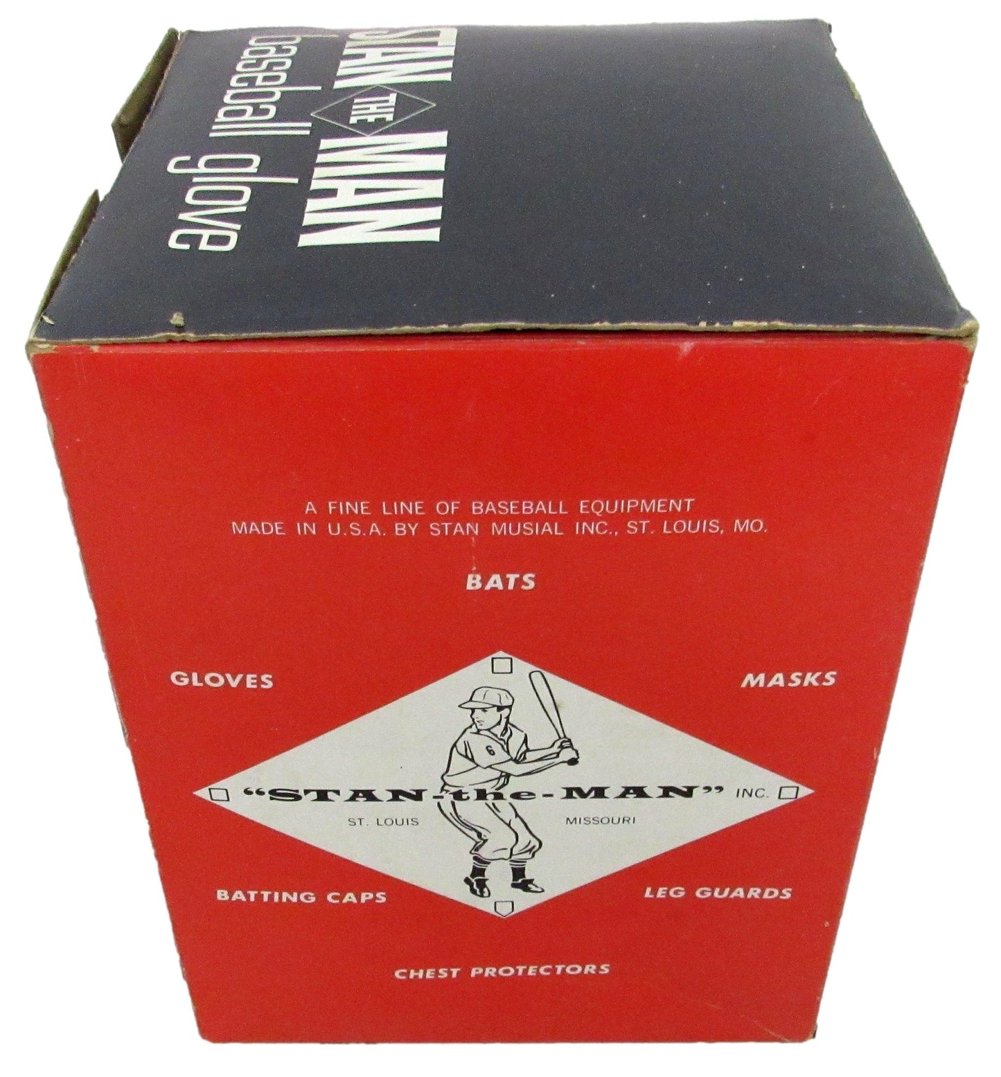 Vintage Stan Williams "Stan The Man" Baseball Glove Empty Box 7.5w x 10h x 7.5d