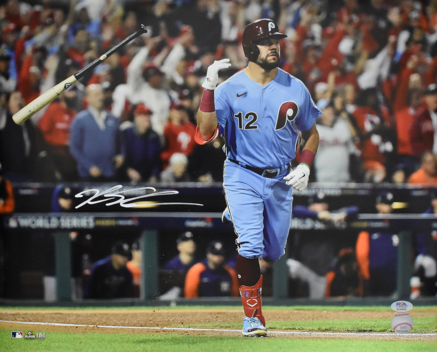 Kyle Schwarber Signed/Auto 16x20 Photo Philadelphia Phillies PSA/DNA 209995