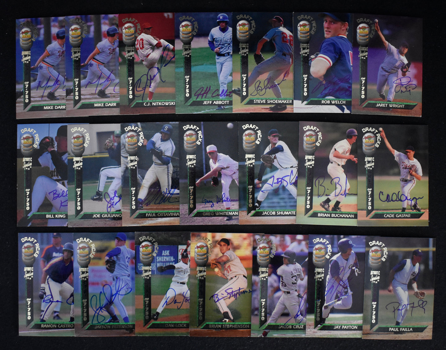 Lot of (45) 1994 Signature Rookies Baseball Cards 211296