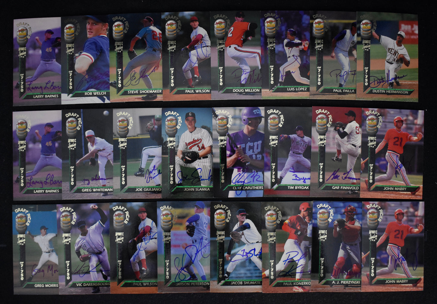 Lot of (45) 1994 Signature Rookies Baseball Cards 211296