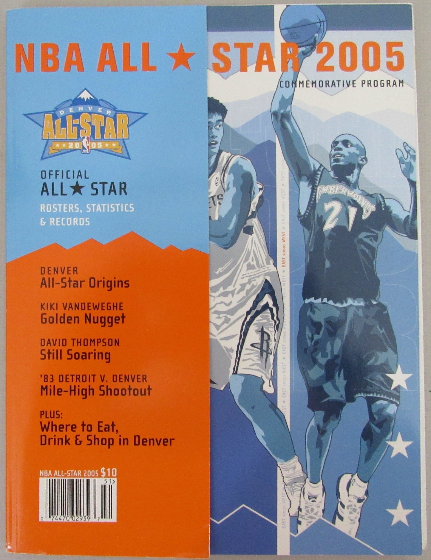 2005 NBA All-Star Game Commemorative Program 210277