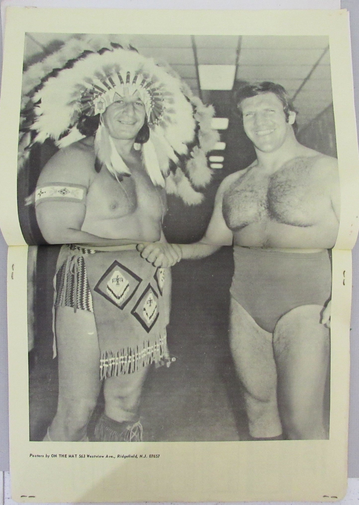 1975  Pro Wrestling On the Mat Magazine Andre the Giant / Haystacks Calhoun