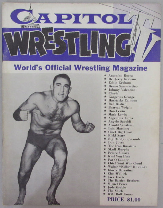 1957 Capitol Wrestling Magazine Vince McMahon 210290