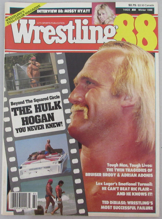 Winter 1988 Wrestling Magazine Hulk Hogan on Cover 210294
