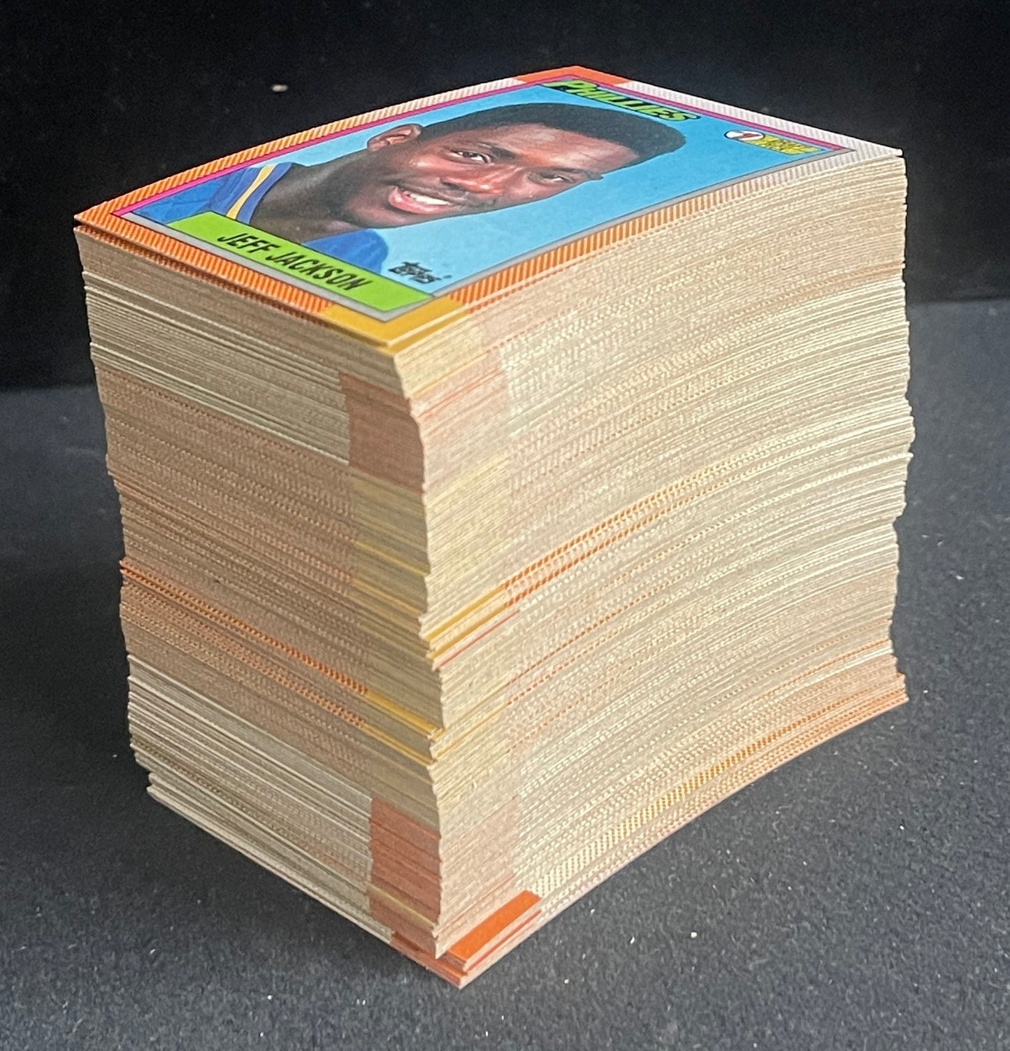 Lot of (150+) 1990 Topps Jeff Jackson #1 Draft Pick RC Cards #74 Phillies 211340