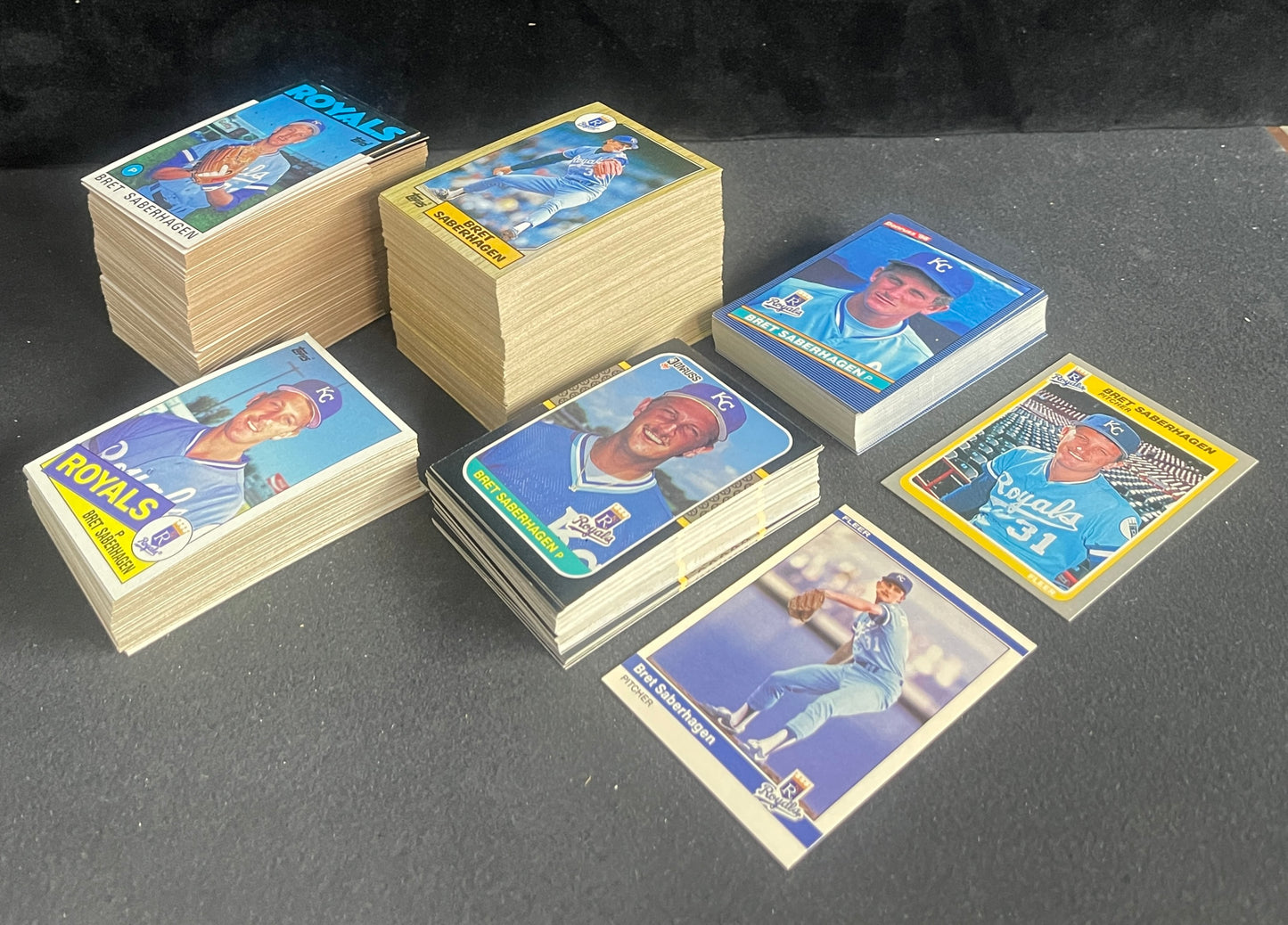Lot of (400+) Bret Saberhagen Cards - 1984-1987 Topps Donruss & Fleer 211341