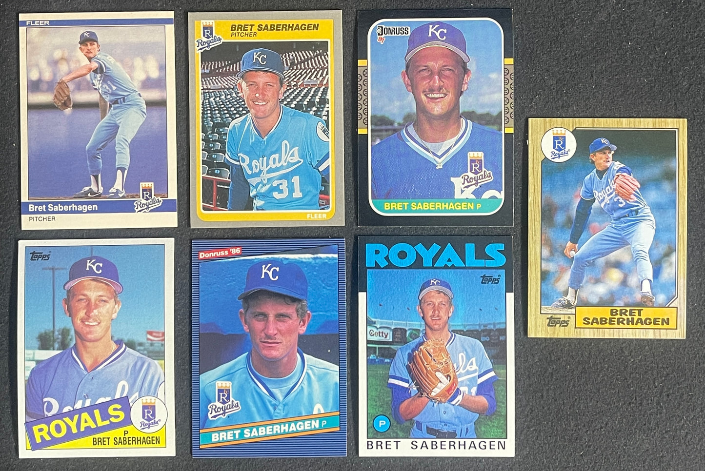 Lot of (400+) Bret Saberhagen Cards - 1984-1987 Topps Donruss & Fleer 211341