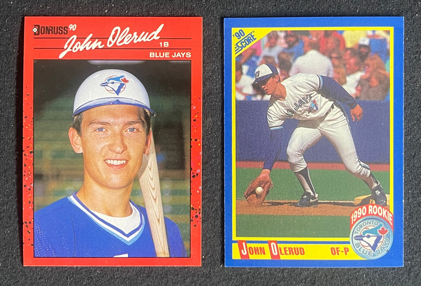 Lot of (46) John Olerud 1990 Score & Donruss RC Cards Blue Jays 211346