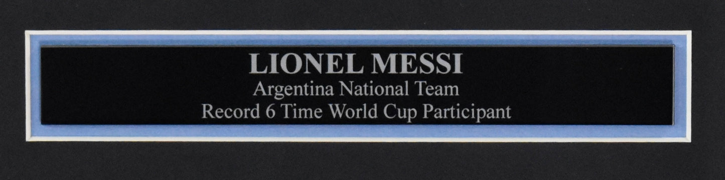 Lionel Messi Argentina Soccer Photo Collage Framed 211445