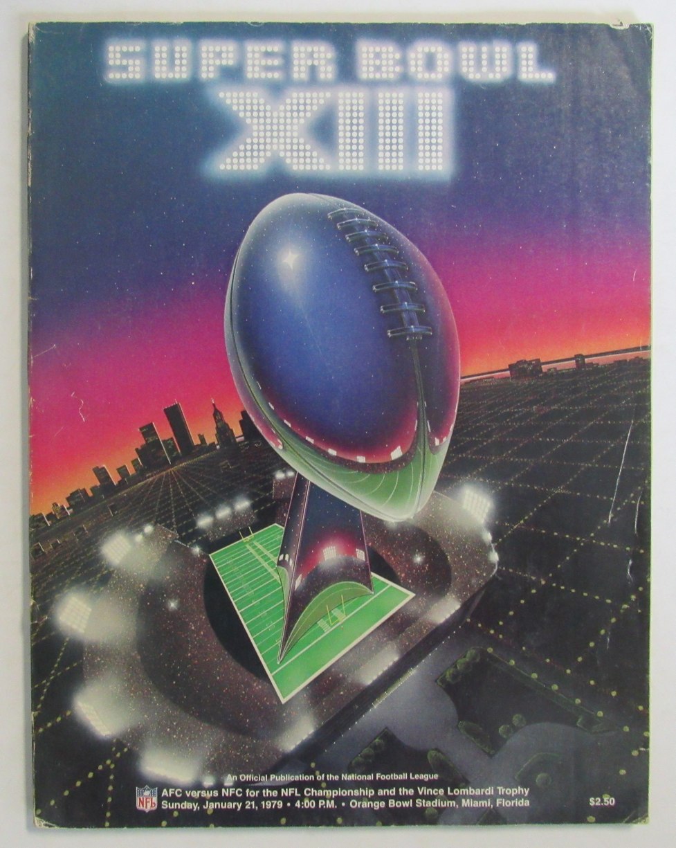 1/21/1979 Super Bowl XIII Program Pittsburgh Steelers vs. Dallas Cowboys 210994