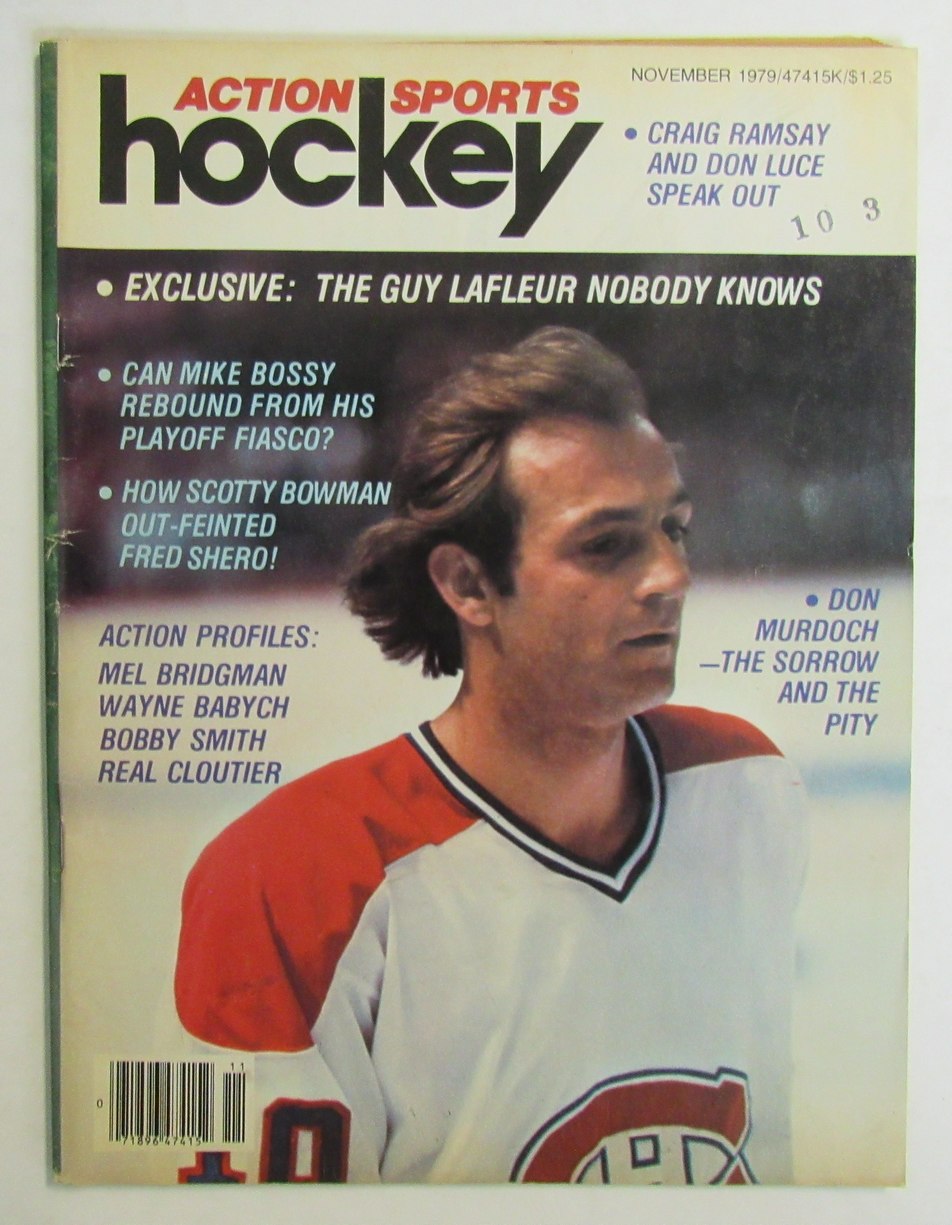 November 1979 Action Sports Hockey Magazine Don Murdoch cover NOLABEL 210996