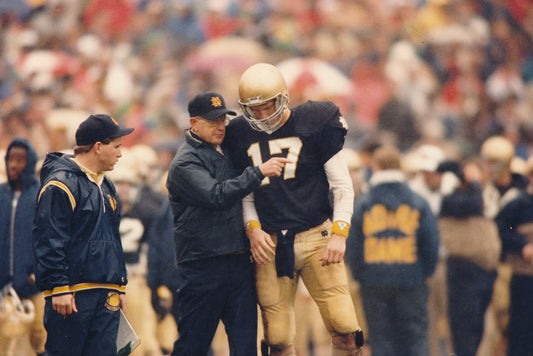 Lou Holtz Notre Dame Football Coach 8x12 Type 1 1988 Press Photo TSN 210315