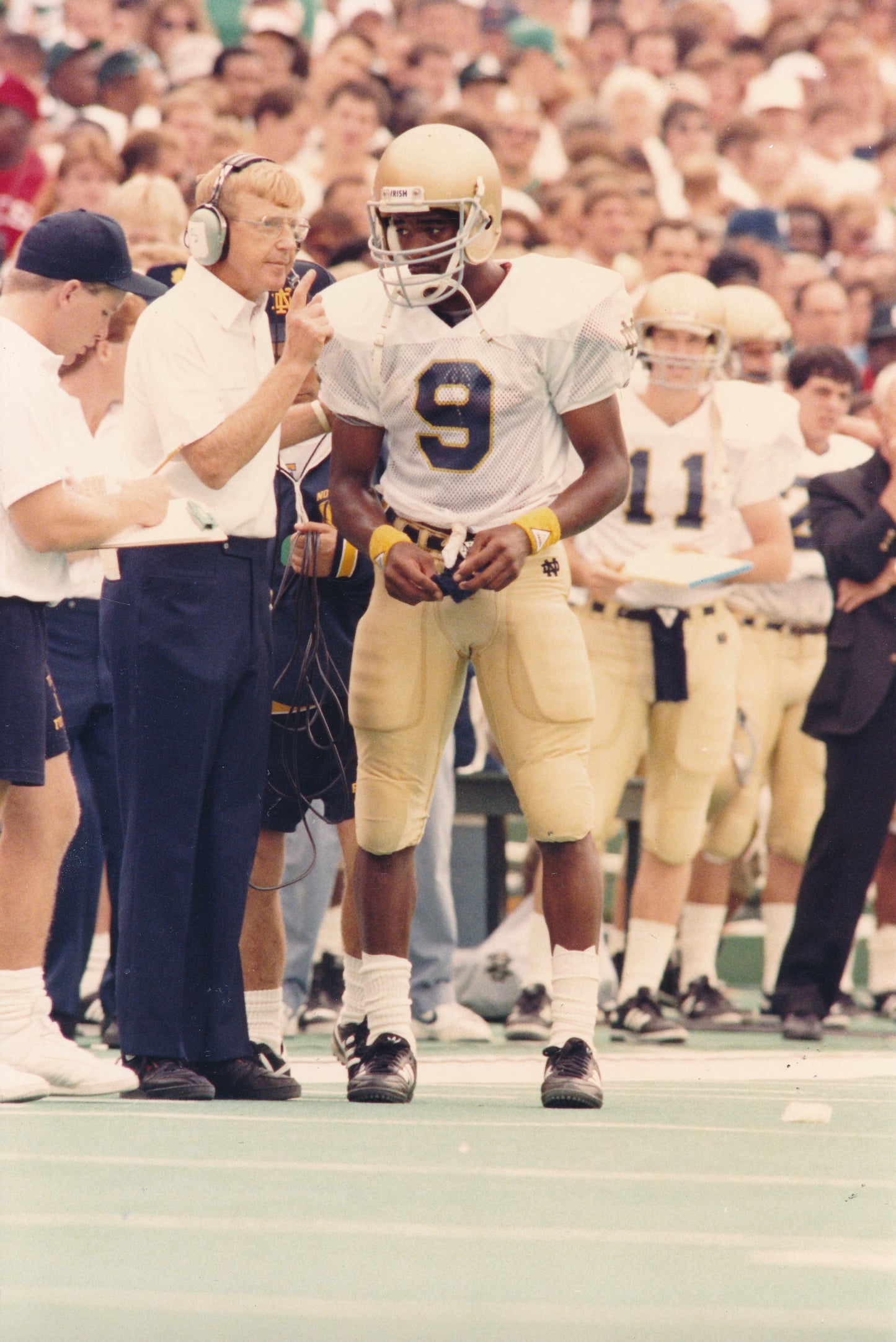 Lou Holtz Notre Dame Football Coach 8x12 Type 1 1988 Press Photo TSN 210325