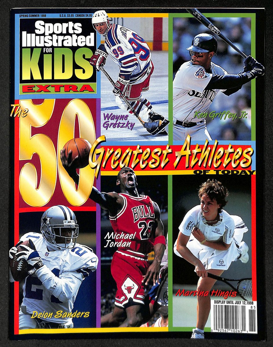 1998 Sports Illustrated for Kids Extra The 50 Greatest Athletes Jordan 211500