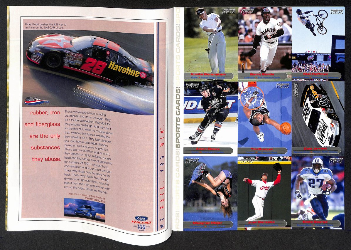 2001 Sports Illustrated for Kids Michael Jordan Comeback w/ Cards Bonds 211507