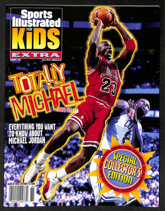 1998 Sports Illustrated for Kids Michael Jordan w/ Cards & Poster 211512