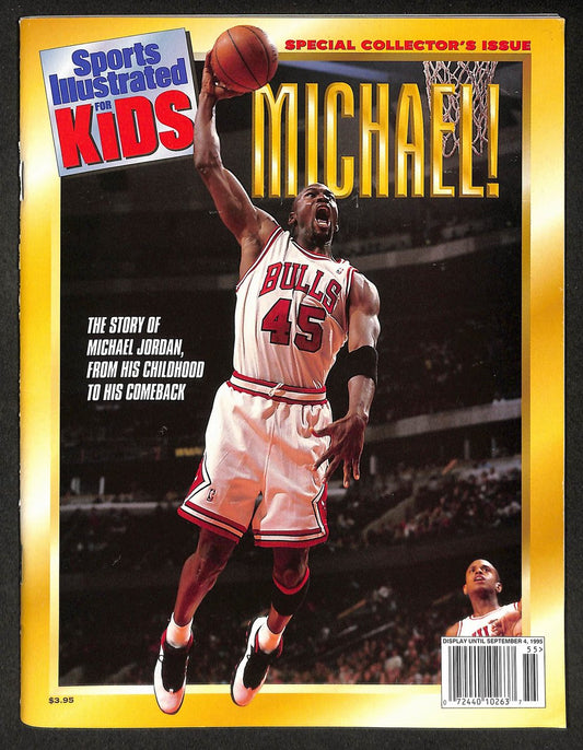 1995 Sports Illustrated for Kids Michael Jordan Special Collector's Issue 211515