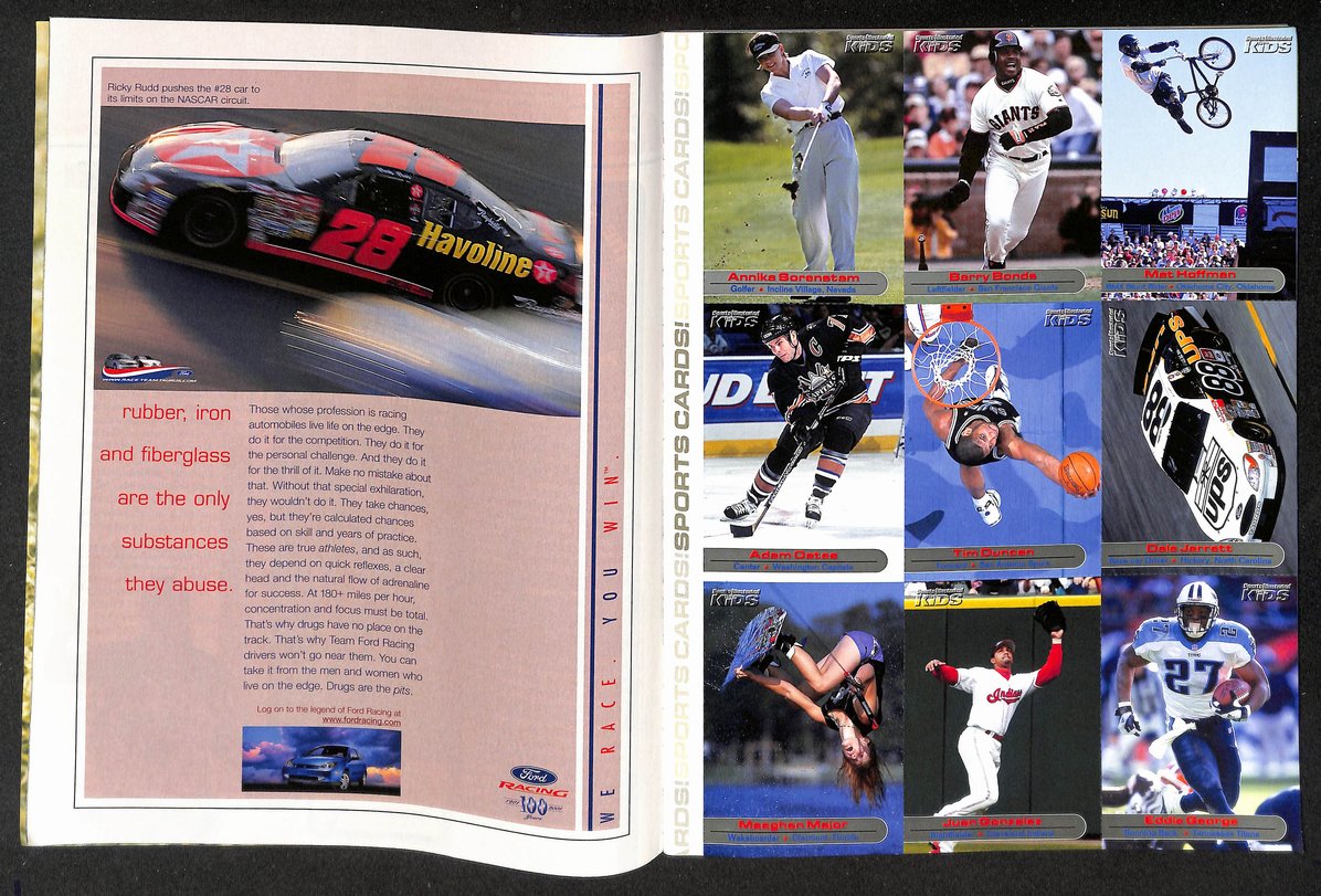 2001 Sports Illustrated for Kids Michael Jordan Comeback w/ Cards Bonds 211516