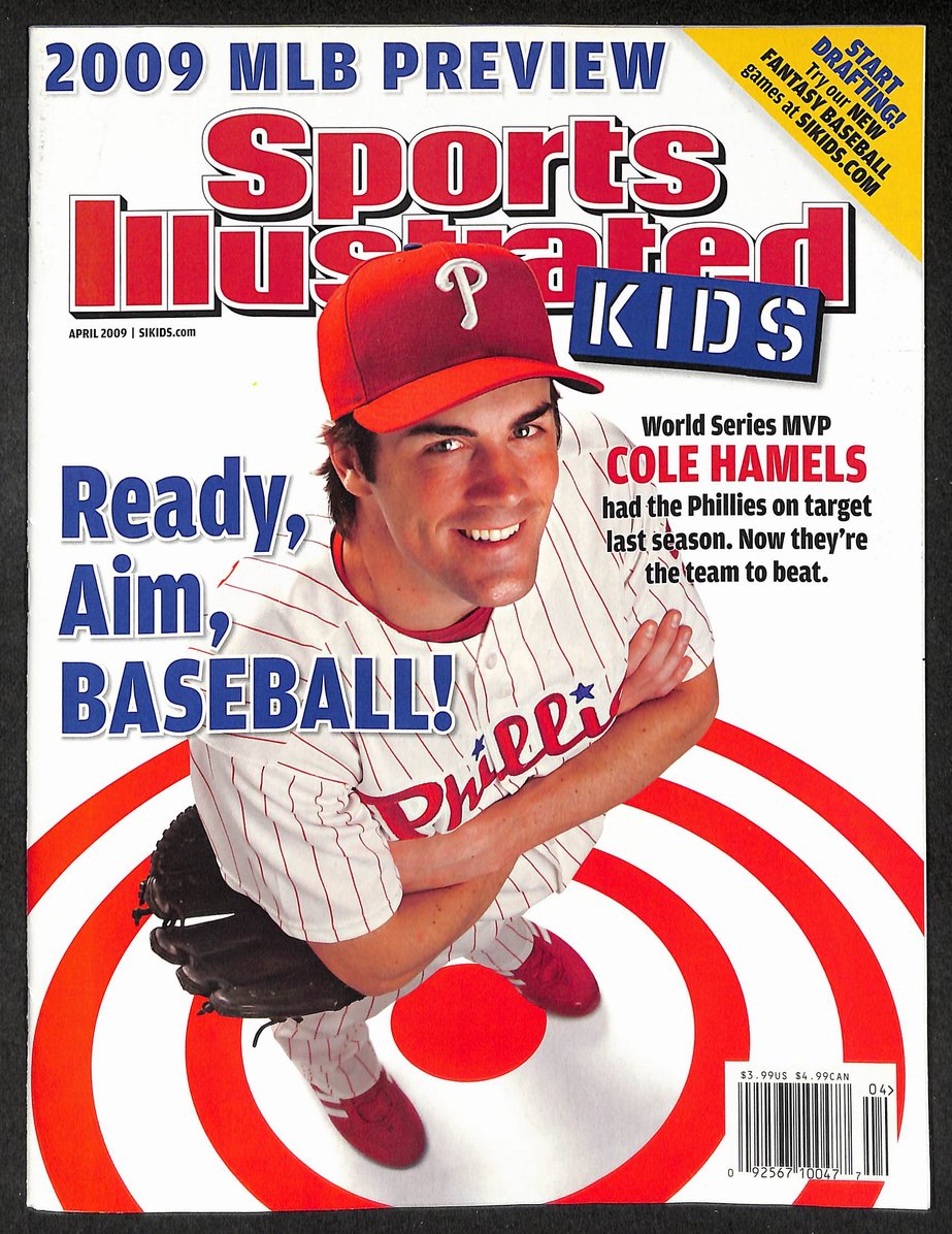 2009 Sports Illustrated for Kids Hamels Newsstand w/ Cards Lewis Hamilton 211521