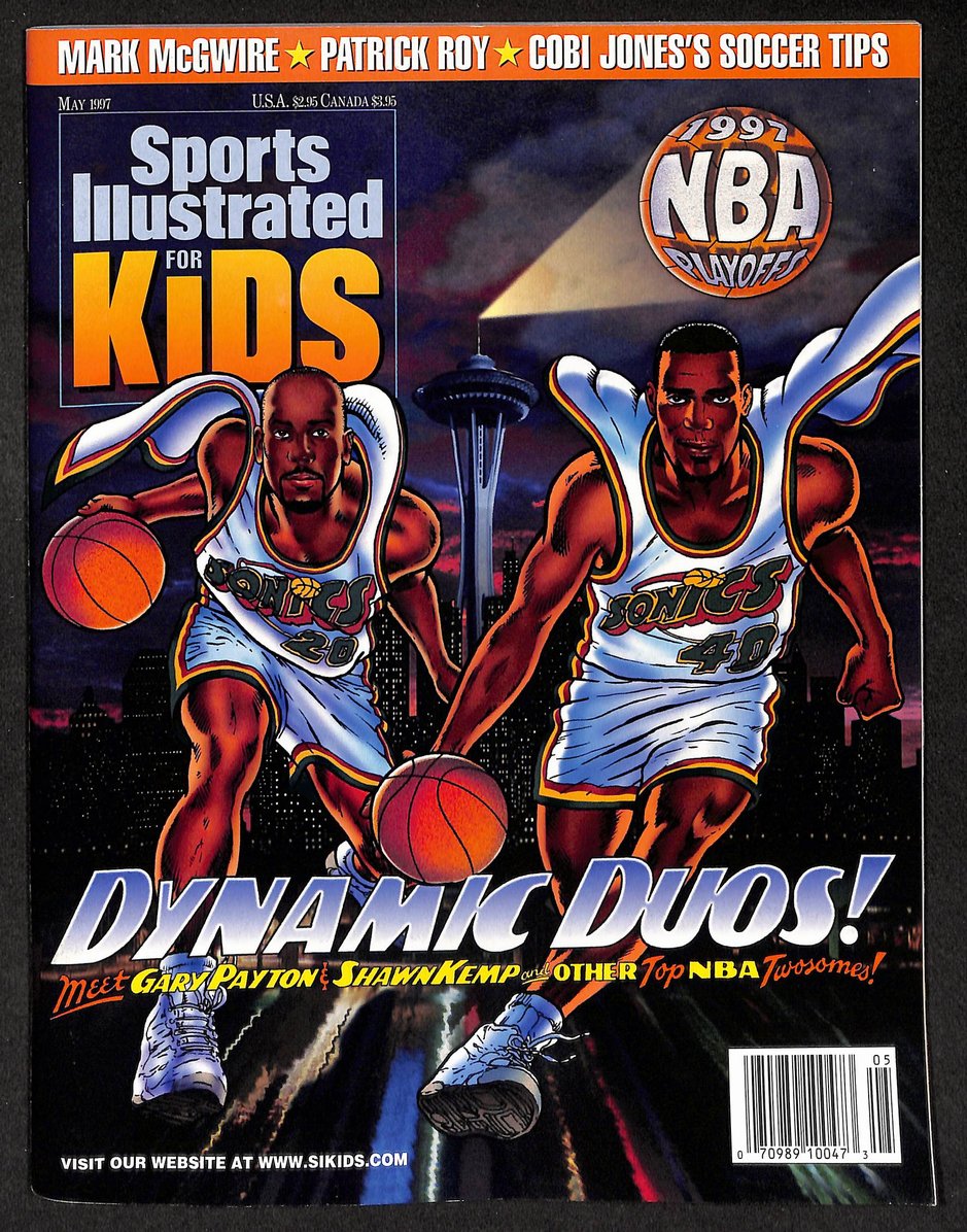 1997 Sports Illustrated for Kids Peyton & Kemp w/ Cards Tony Hawk 211523