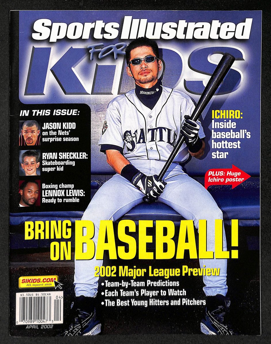 2002 Sports Illustrated for Kids Ichiro w/ Cards Derek Jeter 211525