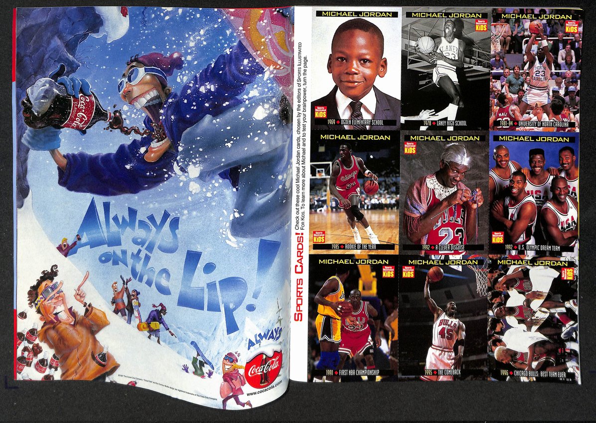 1999 Sports Illustrated for Kids Michael Jordan Cover w/ Jordan Cards 211527
