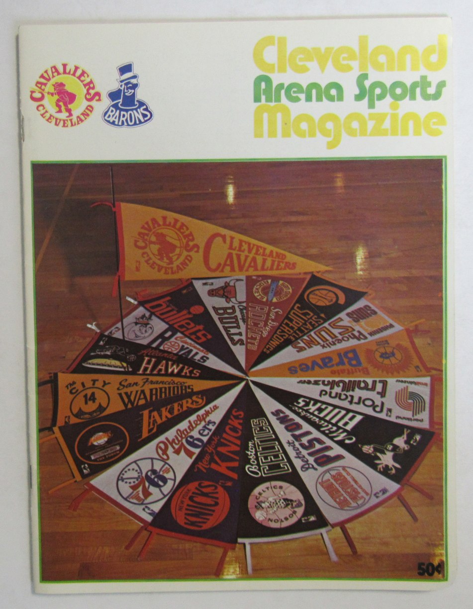 1970-71 Cleveland Sports Arena Magazine Cavaliers & Barons 210972