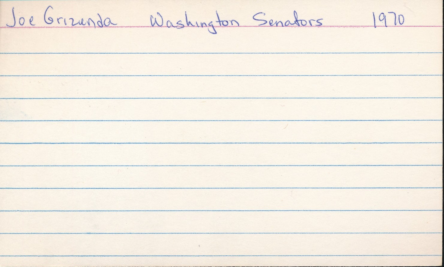 Elmer Knetzer Brooklyn Dodgers Signed/Autographed 3x5 Index Card 210330