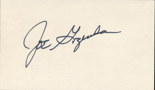 Joe Garagiola St. Louis Cardinals Signed/Autographed 3x5 Index Card 210332