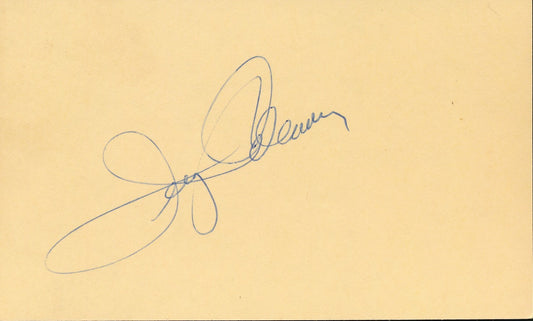Jerry Coleman New York Yankees Signed/Autographed 3x5 Index Card 210337