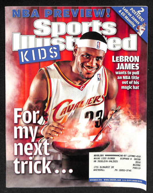 2006 Sports Illustrated for Kids LeBron James w/ Cards Mauer Beltran 211543
